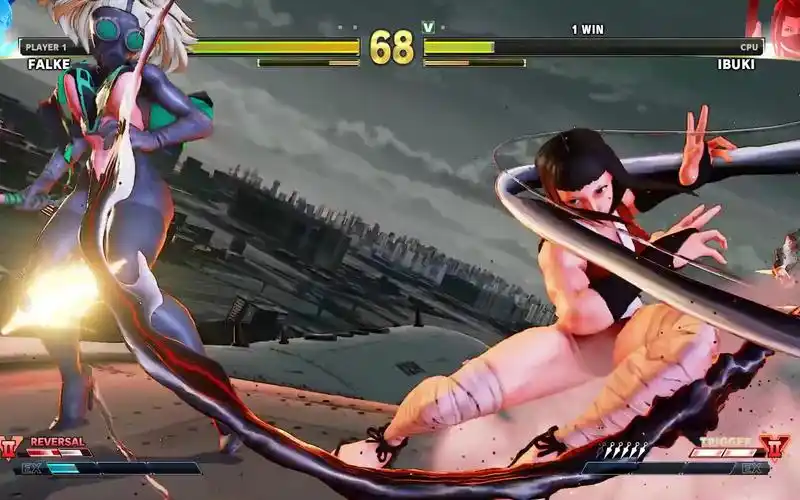 街霸5ae【mod赏析】法尔凯 falke vs 伊吹 ibuki