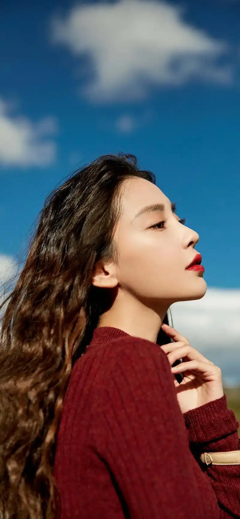 高清壁纸 #美女 #治愈系笑容 #angelababy # - 抖音