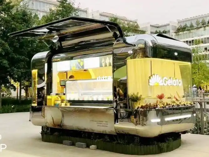 杭州天目里意大利冰激凌车