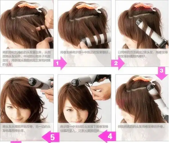 梨花头大卷25-38mm白陶瓷釉层5档数码调温卷发器卷发棒 电卷棒