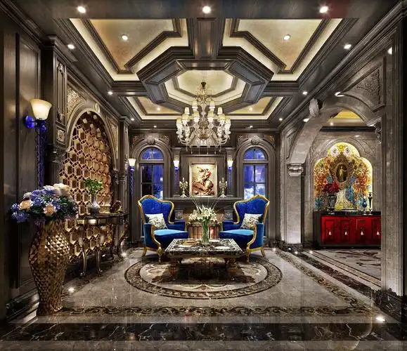 泰式风格豪华会所装修设计效果图休闲会所装修图片700平米