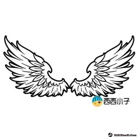 翅膀简笔画翅膀简笔画小天使