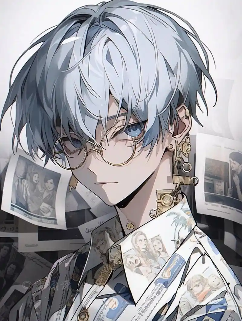 白衬衫男生头像|壁纸7215 白衬衫 奶fufu的蓝眼睛,我看看是谁又