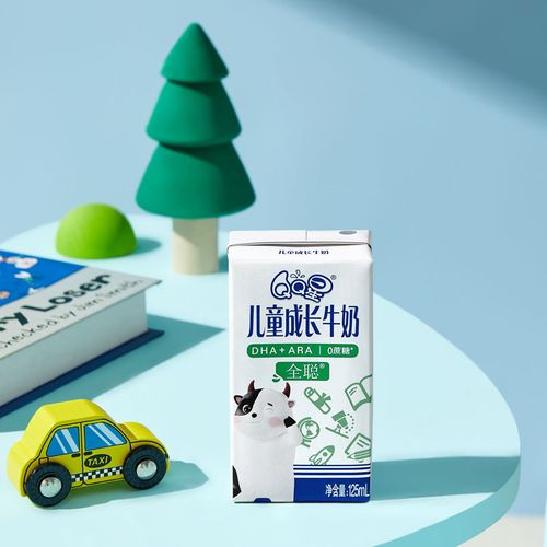 伊利qq星儿童奶成长牛奶dha全聪125ml*20盒-mc母婴网