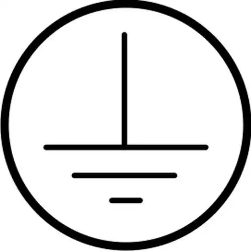 为什么呢?旁边有一个接地符号