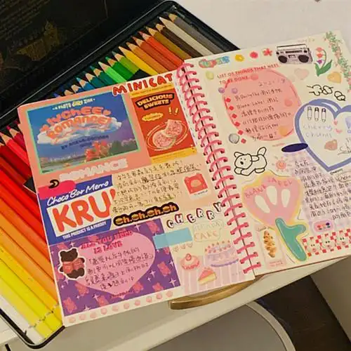 手帐分享今天的手帐也太太太少女心啦