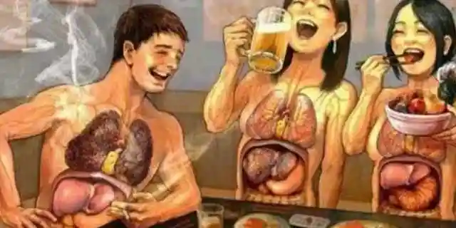 又一篇误区,关于喝酒,抽烟,熬夜.