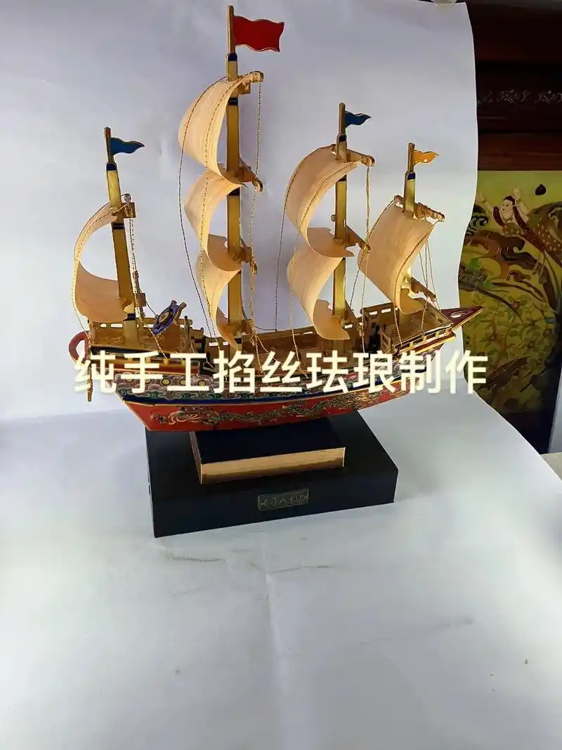 匠心制作  平顺大帆船 作品以四桅杆大帆船为原型,采用 - 抖音