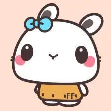 花园夜原创手绘简笔画头像兔子呆萌可爱妹妹