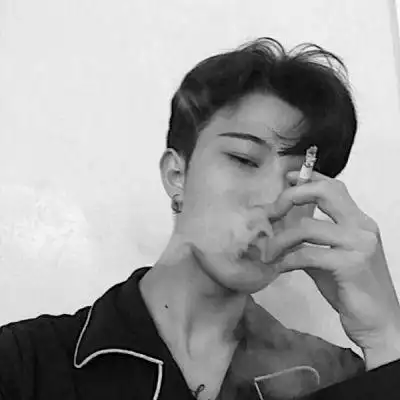 黑白头像深情男生霸气冷酷图片