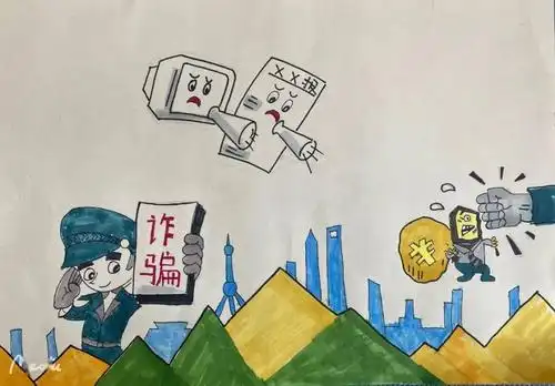吴泾一幼预防诈骗孩子们有画说
