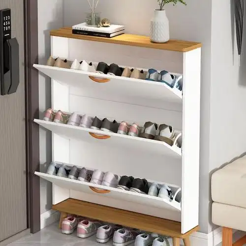 (今日10折)超薄鞋柜家用门口门外翻斗式玄关柜新品2021爆款简约现代储