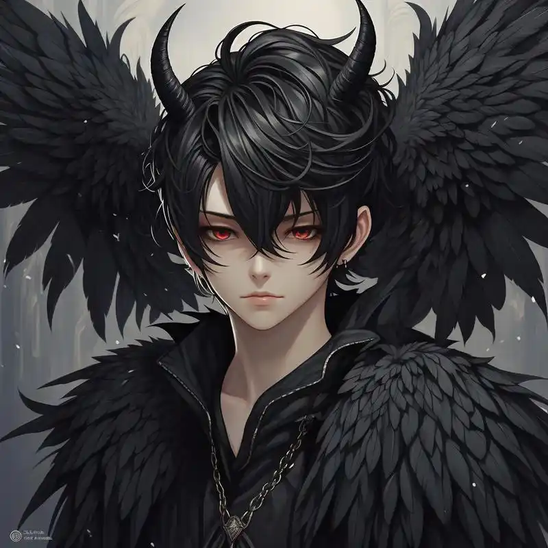 来看看这款恶魔男生头像吧!