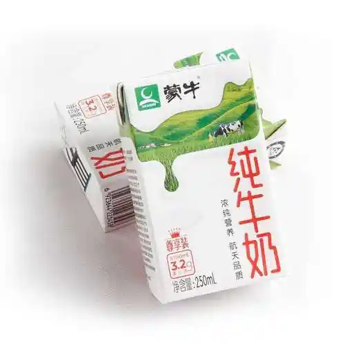 蒙牛无菌纯牛奶250ml视频