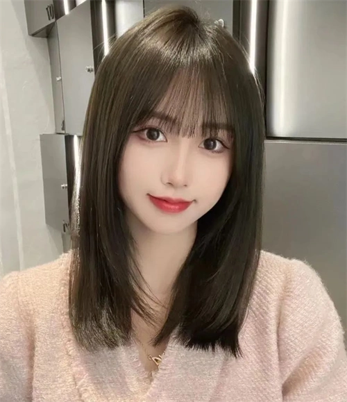 最不挑人的学生发型 典直发仙气文艺_直发发型 - 美发站