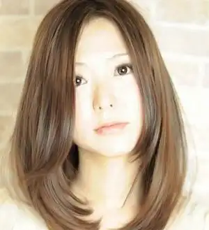 女生中分发型图片 打造气质女神范