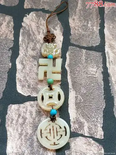 福禄寿喜玉挂件,玉质好,寓意好,保存完整