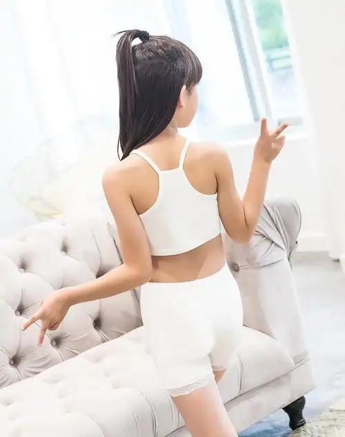 女童小背心内衣95棉小学生发育期动动吊带背心夏季小女孩大童儿童