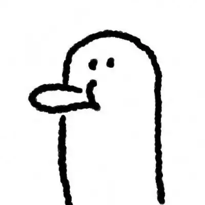 可爱小动物黑白简笔画头像图片男女 简约头像小清新干净线条文艺