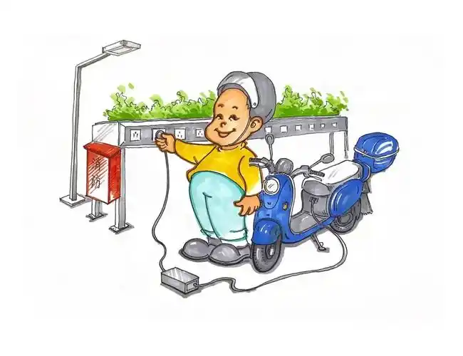 上海普陀推出原创漫画,为你解读电动自行车充电小知识!