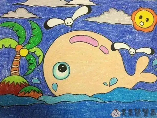 七岁儿童画图片大全