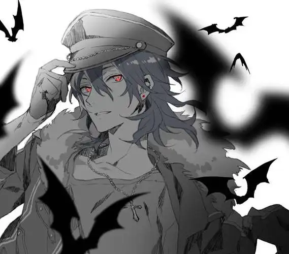 吸血鬼蝙蝠偶像梦幻祭朔间零拿图点赞