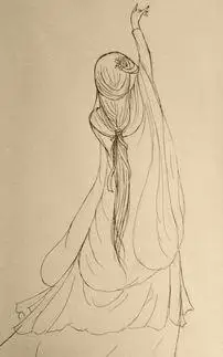 古风全体型脸型技法古风人物线稿素描福利干货 160张古风人物插画线稿