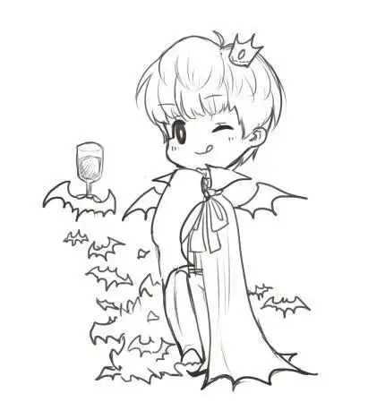 tfboys王源简笔画教程