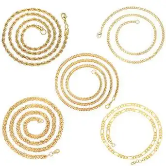 跨境新款古巴链男士项链法式轻奢厚重感宫廷风项链嘻哈古巴项链