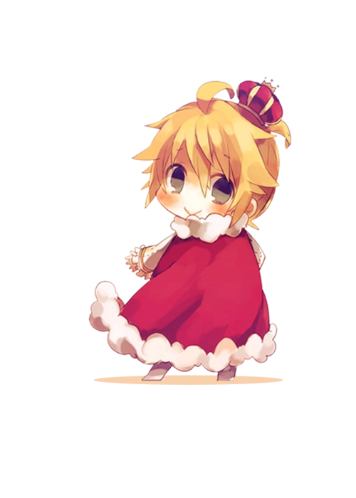 q版 小人 现代 霸气小王子 png