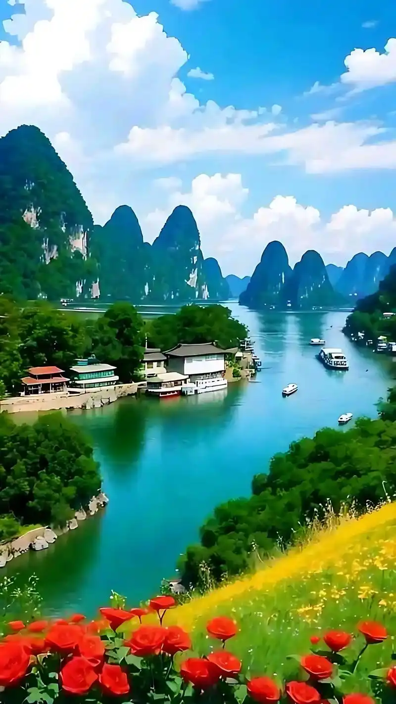 抖音图文扶持计划,如果你是一个旅行者,对山水美景 - 抖音