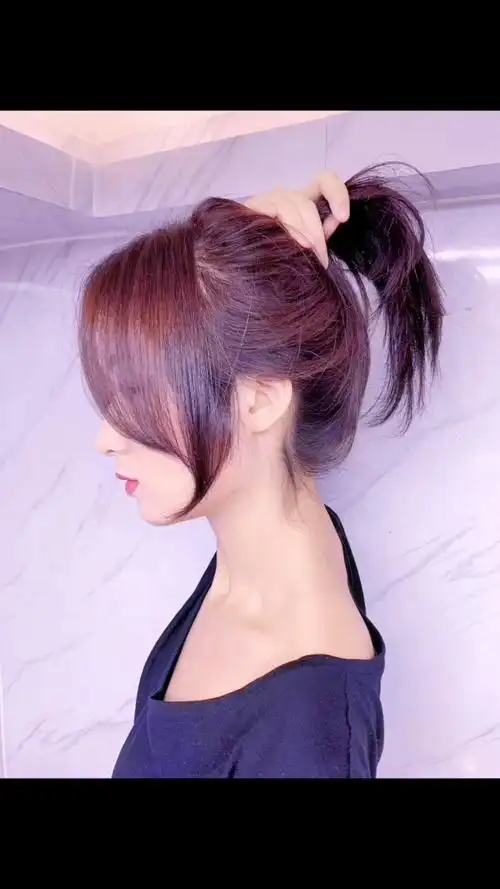 今日教学  网红法式刘海