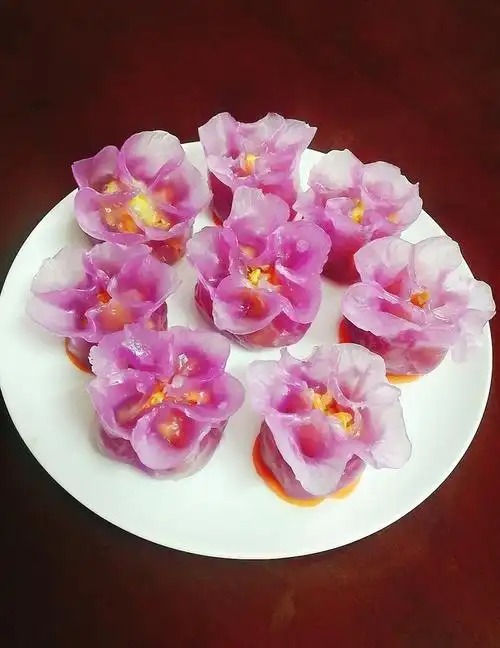 水晶饺子 花开富贵的做法