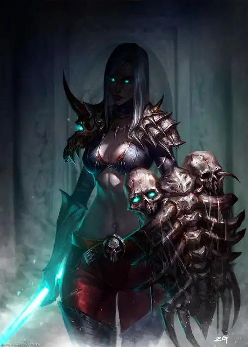 死灵法师 - 插画原创作品 - 创意人插画网