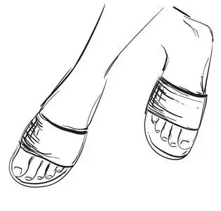 矢量拖鞋图片-矢量拖鞋素材-矢量拖鞋插画-摄图新视界