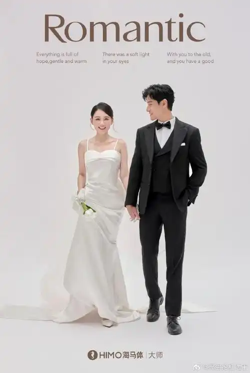 女明星的婚纱照一般都很隆重华丽,陈乔恩婚纱照好简约啊,简简单单的