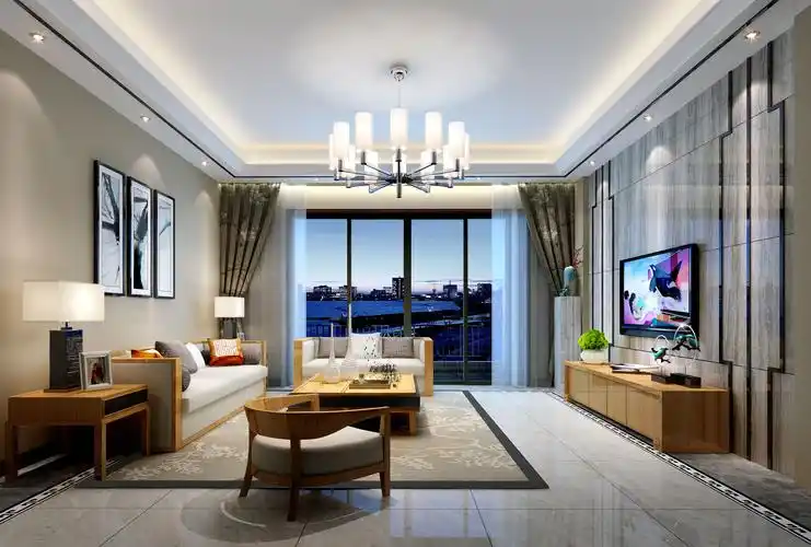 3室2厅2卫120平米中式装修效果图