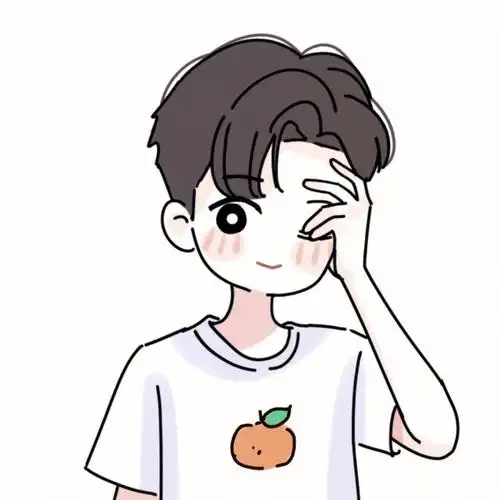 简笔画男生头像