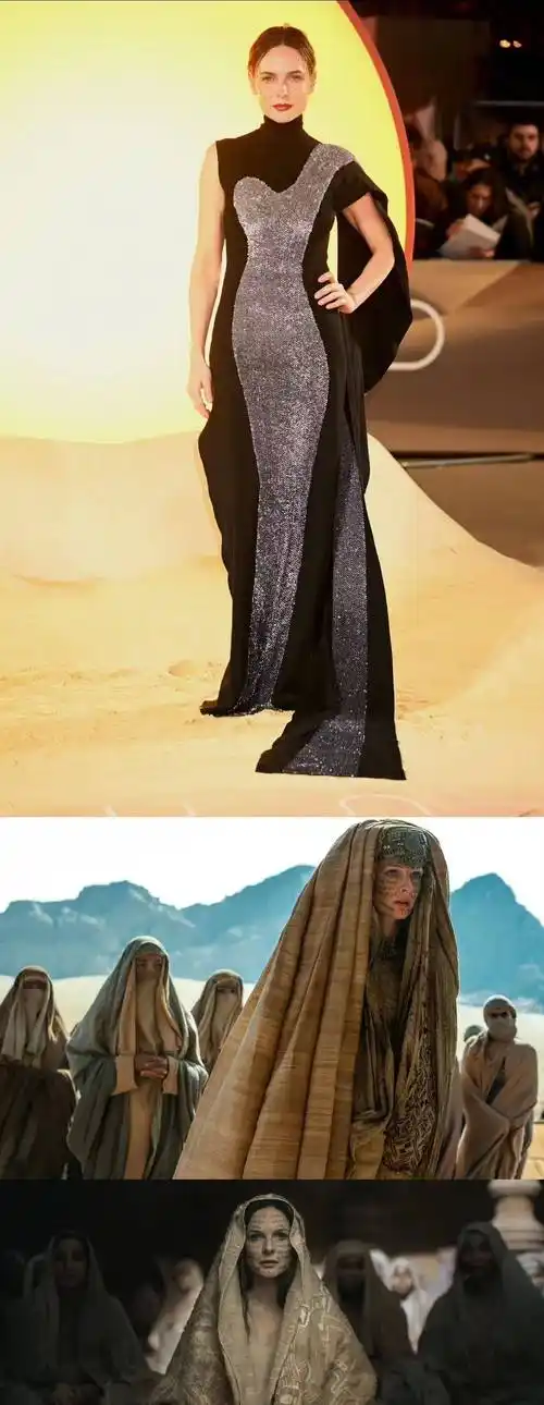 《沙丘2》好评如潮,首映礼美神降临,赞达亚机械姬造型吸睛_崔迪_保罗
