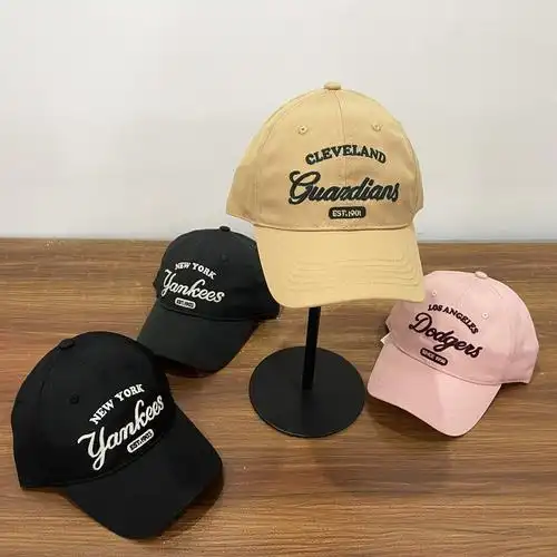 新款韩国mlb帽子女字母款棒球帽男洋基队夏季时尚鸭舌帽3acpl033n