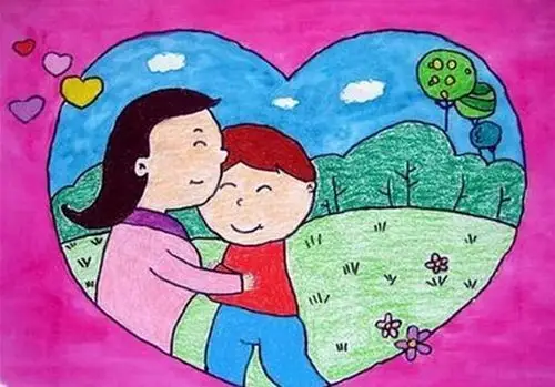 关于母亲节的画