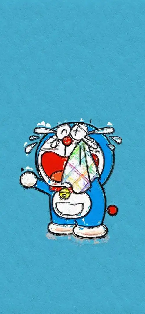 你喜欢的蓝胖子竖屏手机壁纸