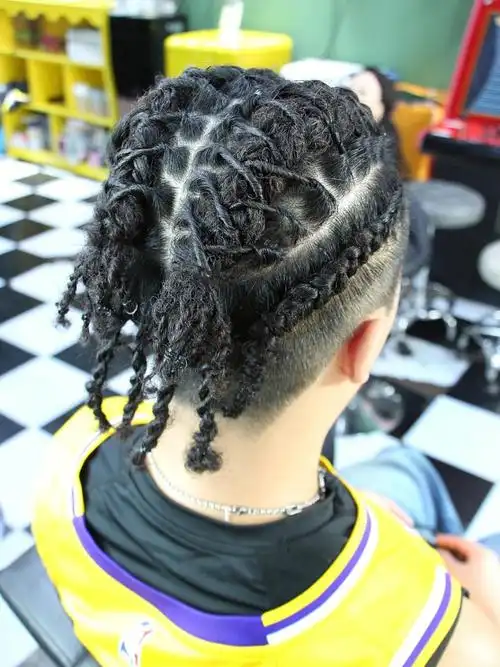 重庆脏辫  #重庆贴头辫  #编发  #男生发型  #重庆地垄沟