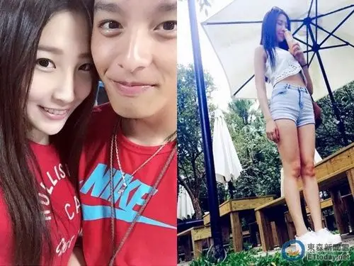 ▼曹佑宁和女友江柔璇爱得火热,女方也常在社群网站上大秀好身材.