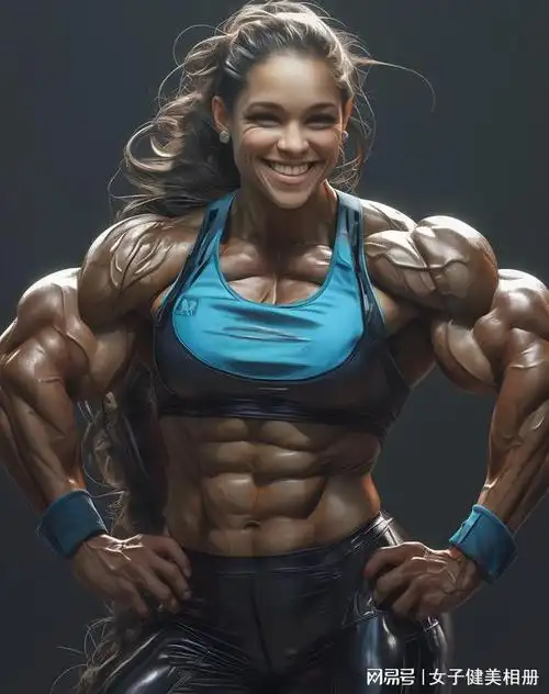 炸裂爆筋的aigramaticimages肌肉女作品撸铁必需的精神氮泵