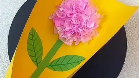 三八妇女节快到了,用口罩做漂亮的花束送给妈妈和老师吧#幼儿园手工