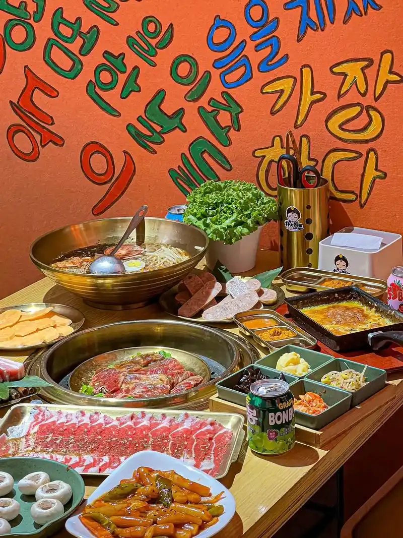 来西安路打卡韩剧风烤肉95巨美味!