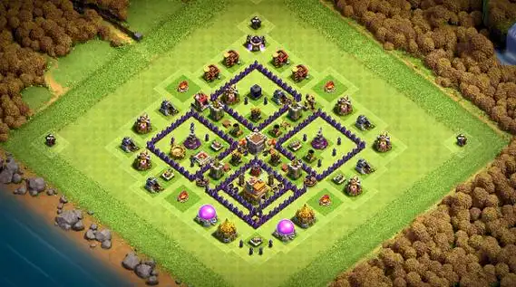 部落冲突7本最强布阵汇总图