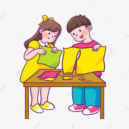 小朋友课上手工活动