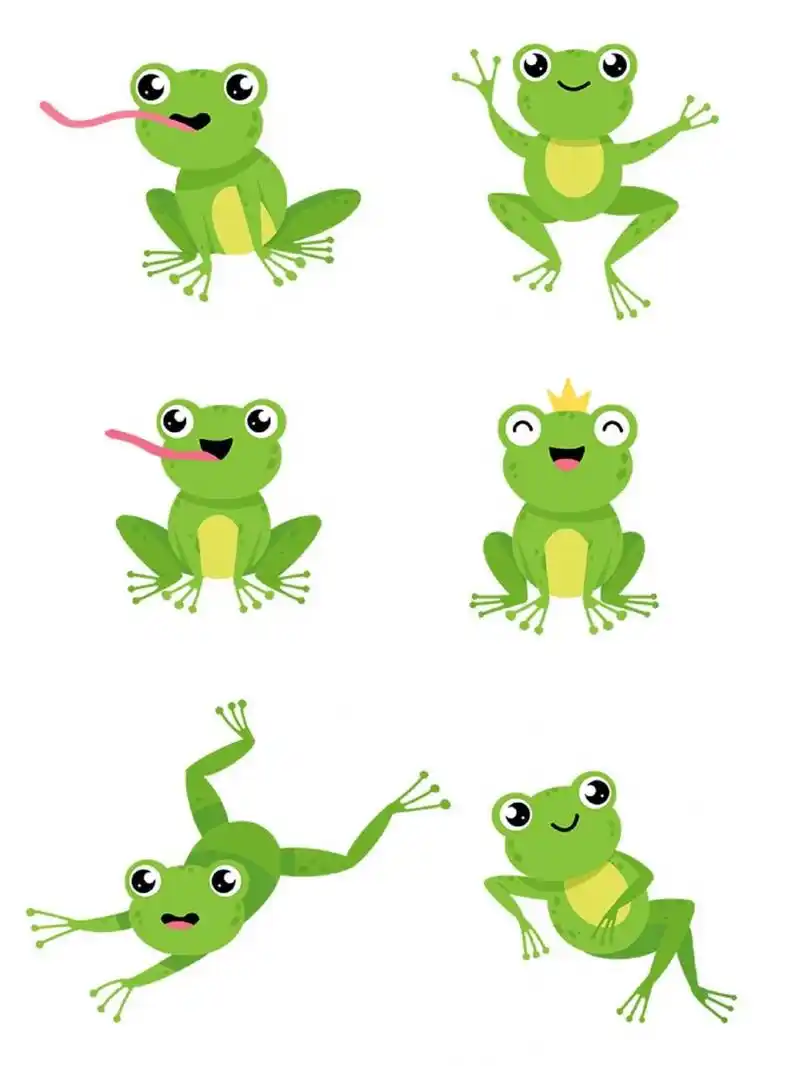 97卡通青蛙|免扣素材97 9096卡通青蛙素材,让你的设计更加生